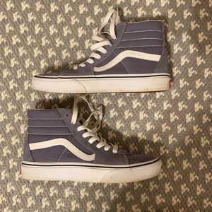 Gray Hightop vans! size 6.5. Perfect condition.